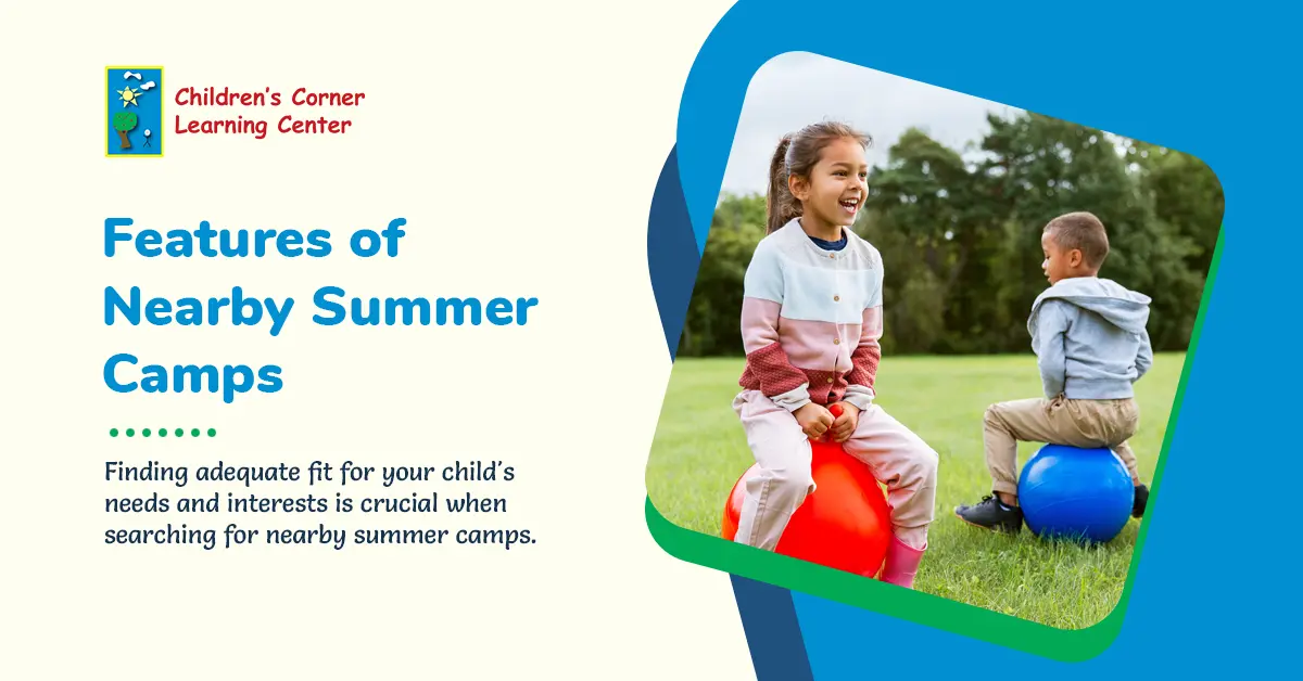 Features of Nearby Summer Camps