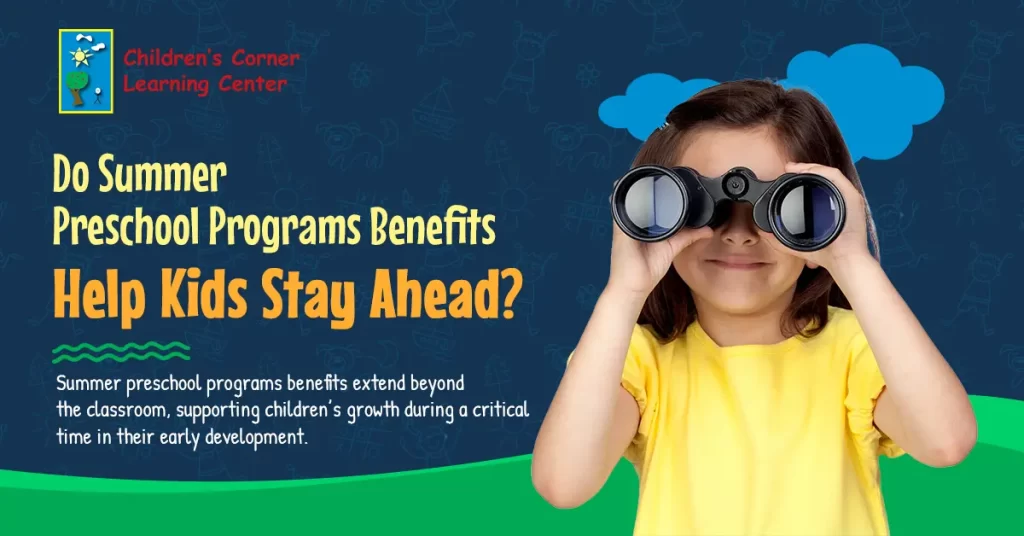 summer preschool programs benefits