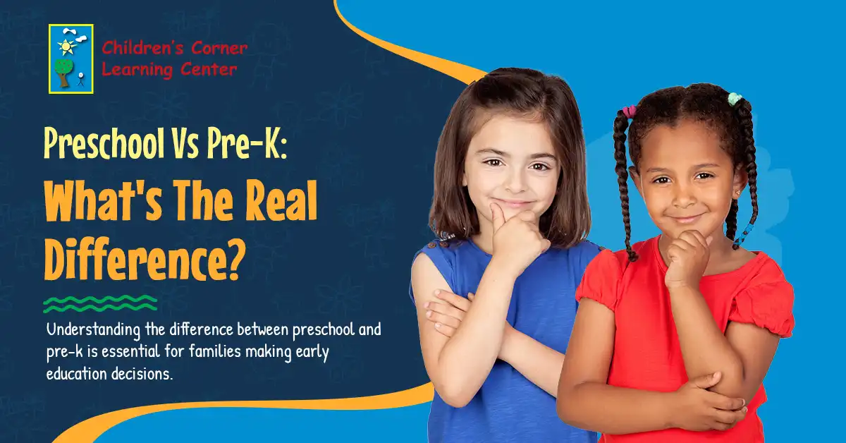 difference between preschool and pre-k